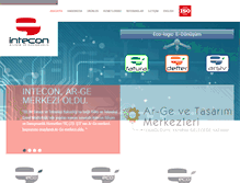 Tablet Screenshot of intecon.com.tr